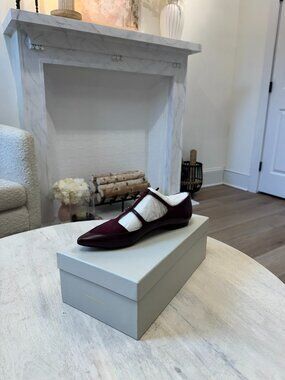 Marc Fisher Red Multi Leather Marc Fisher Flats